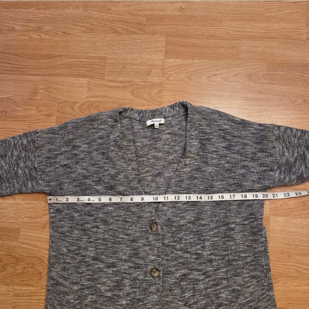 ✨MADEWELL✨ 'Alton' Mid-length Cardigan Sweater - [XS, Gray] - Picture 9 of 12